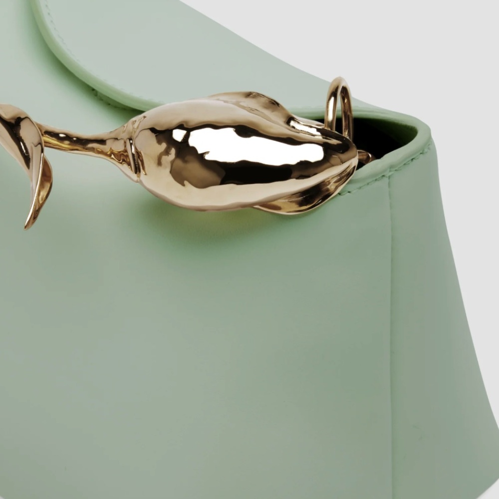 ERDEM 'Mini Bloom' Bag in Duck Egg Blue - MSRP $1995 - NWT - SAVE $800 - Picture 4 of 10